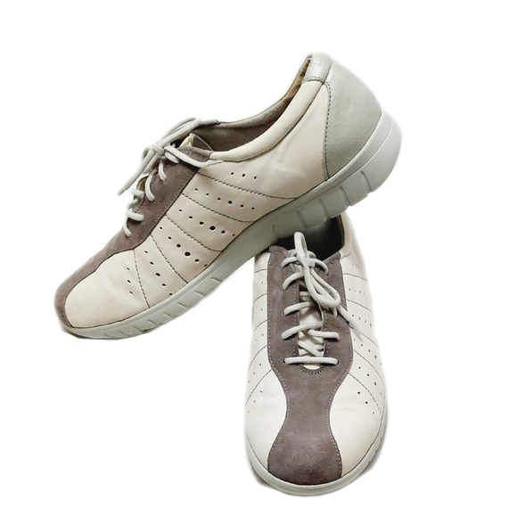 Munro Shoes - Munro 'Tori' Womens Sporty Brown Gray Lace Up Arch Support Sneaker Shoe Sz 10